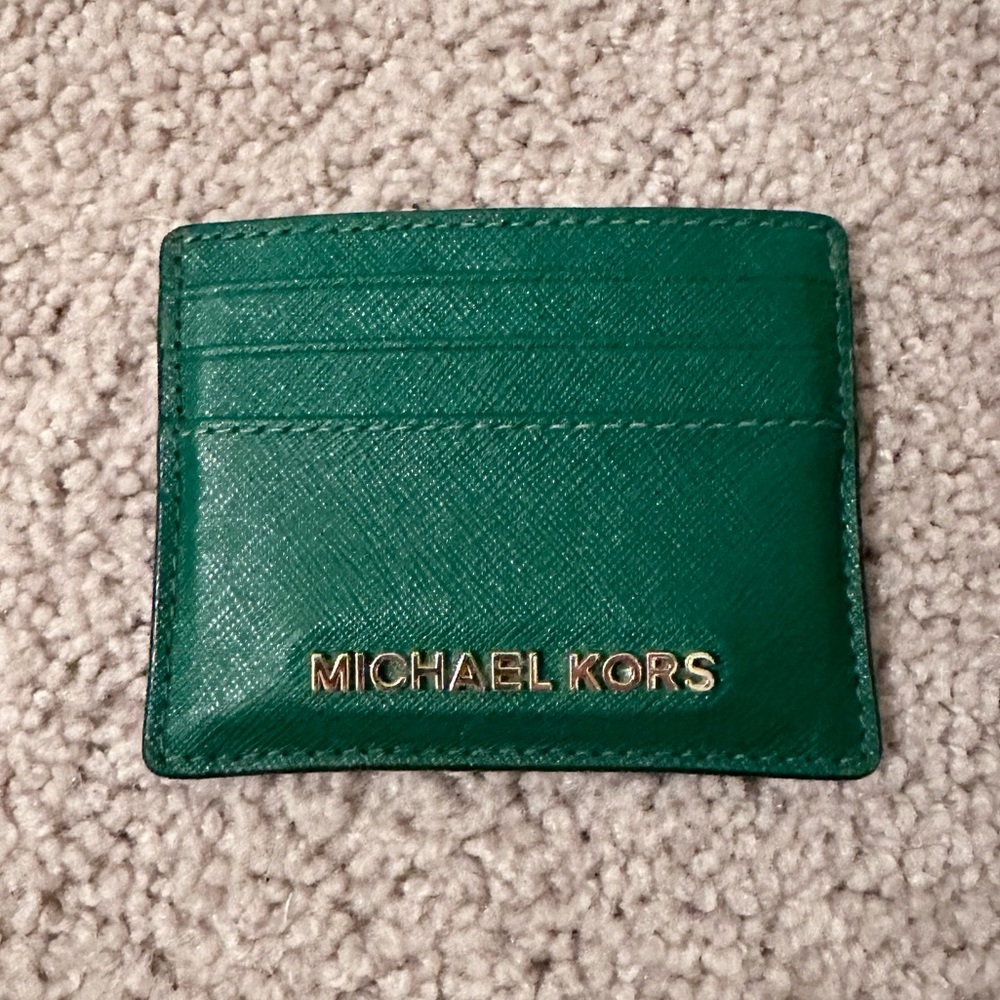 Michael Kors MK leather card holder wallet limited edition